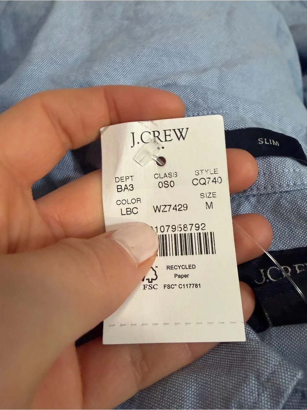 J crew Slim-fit Everyday oxford shirt